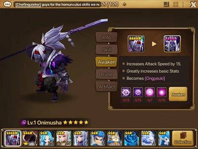 Summoners War EUl!Dark Onimusha!10 Level!Starter!Clean!1300 Stamina! - Image 1 of 4