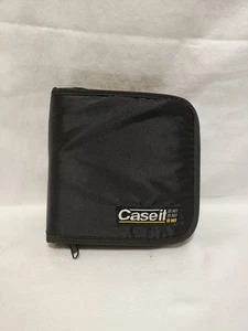 Case it Cd Case Holder Organizer 24 CD's Nylon Zippered Black - Picture 1 of 13