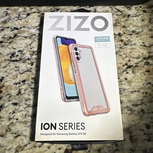 Samsung Galaxy A13  Phone Case With Tempered Glass (ZIZO ION SERIES) Rose Gold - Picture 1 of 3