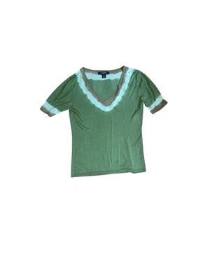 Weekend Max Mara Twin Set Cardigan And Top Green Tie Dye Size Medium - Image 1 of 4