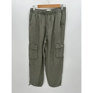 C&C California Damen Cargo Jogginghose Größe M Grün Gorpcore Grunge Lyocell - Bild 1 von 6