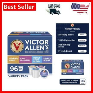 Victor Allen's Coffee Variety Pack (Morning Blend, 100% Colombian, Donut Shop... - Bild 1 von 9