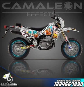suzuki drz 400 graphics drz 400Sm 400s Sticker Kit - Bild 1 von 2