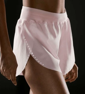 Lululemon Find Your Pace hellrosa hoch geschnitten gefütterte 3" SHORTS Gr. 8 - Bild 1 von 8