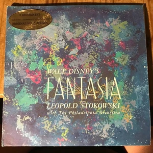 Leopold Stokowski Walt Disney Fantasia 3x LP + booklet Buena Vista 1971 VG+ Hype - Picture 1 of 12