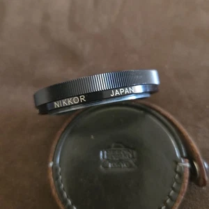 📷 Nippon Kogaku Tokyo Ledertasche mit 52mm Nikkor Polarfilter - Vintage! 📷 - Bild 1 von 8
