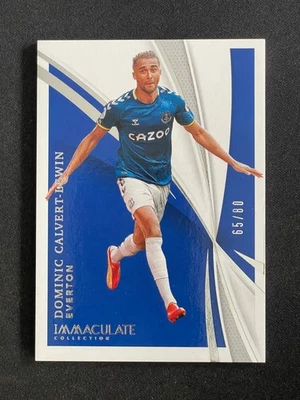 Dominic Calvert-Lewin 2021 Panini Immaculate Collection /80 #120 - Image 1 of 2