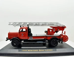 modellino auto scala 1:43 mercedes benz L4500F diecast modellismo pompieri - Foto 1 di 5