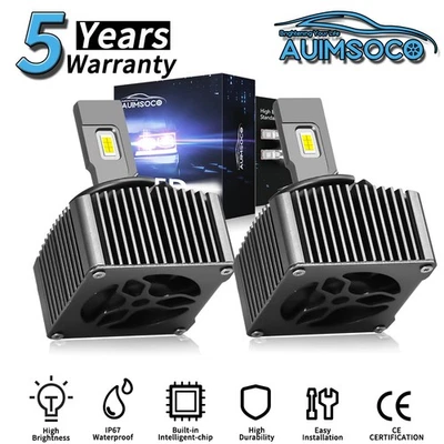 Para Audi S5 2019 2021 2023 2024 2 Puertas 3.0L Faro LED HID Reemplazo Bombillas Foto 1 de 4