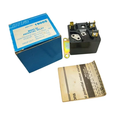 Mars 66 General Electric Potential Relay 685744-19005, Coil 395V, 3ARR3MARS66 - Image 1 of 4