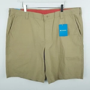 Columbia Washed Out Men's Tan Khaki Shorts NWT - Picture 1 of 7