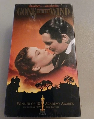 Original Gone With the Wind VHS 2 Tape Box Set SEALED From 1998 Classic Rare - Image 1 of 2