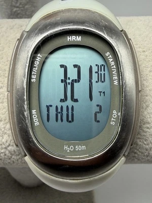 Nike SM0032 Imara Nueva Batería Monitor de Ritmo Cardíaco Unisex 33MM 7" Blanco Foto 1 de 4