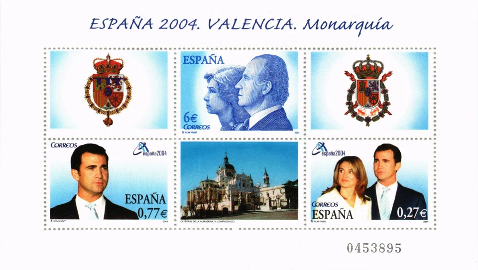 Spain 2004 Edifil 4087 Souvenir sheet Royal Family MNH - image 1 of 1