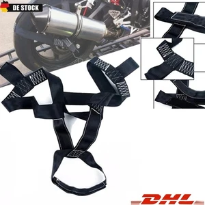 Spanngurt Hinterrad Abspanngurt Motorrad Transportsicherung Zurrgurt schwarz DE - Bild 1 von 12