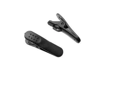 AUDIO123 Clip de cable de auriculares de alta calidad Negro 2 piezas * NUEVO