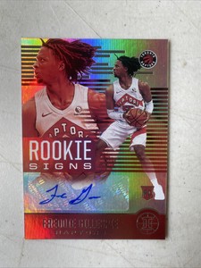 2020-21 Panini Illusions - Rookie Signs #RS-FGS Freddie Gillespie (AU, RC)