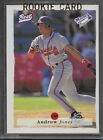 1995 Best #50 Andruw Jones Macon Braves Rookie Card - NM-MT. rookie card picture