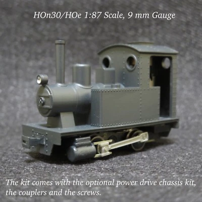 HOn30/HOe 0-4-0 Freelance Narrow Gauge Tank Locomotive Kit Steam Engine H0e 009 - Image 1 of 4