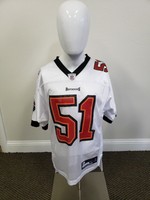 TAMPA BAY BUCCANEERS BUCS NFL SMALL Reebok RUUD 51 Red Replica Jersey NWT