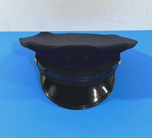 NEW MIDWAY CAP COMPANY 8 POINT HAT WITH 2 FRONT EYELETS NAVY 7 - Picture 1 of 4
