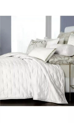 Hotel Collection Fresco Quilted King Coverlet+Two King Quilted Shams Sage.New! - Image 1 of 4