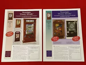 Nostalgic Penny Arcade Machine Flyers RARE Memorabilia - Bild 1 von 3