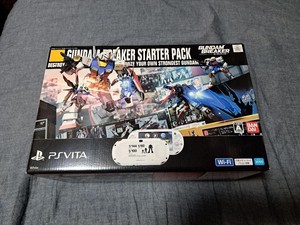 SONY PS Vita Console System Gundam Breaker Starter Pack PCHL-60001 White Japan