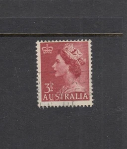 1953 QEII 3½d Watermark SG 263 “ROLLER SHIFT TO LEFT FRAME” BW 296h ($30), used. - Picture 1 of 1