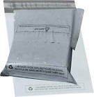 Strong 100x Grey Mailing Bags Size - 10 x 14" Polythene Self Seal Plastic 100% -