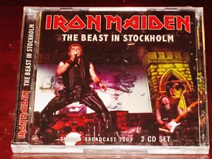 Iron Maiden: The Beast In Stockholm - Sweden Broadcast 2003 2 CD Set 2022 UK NEW - Picture 1 of 2