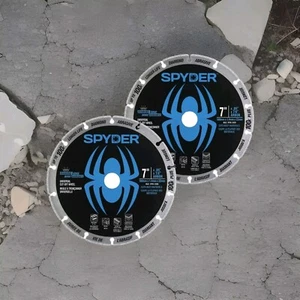 Ruedas de corte SPYDER (2) 7" Universal Diamond Edge con buje de eje. - Imagen 1 de 5