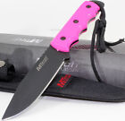 Mtech Pink Full Tang Dop Point Survival Combat Skinning Hunting Knife + Sheath