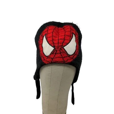 Gorro juvenil 2011 Marvel Spider Man talla niños 4-16 rojo y negro Foto 1 de 4