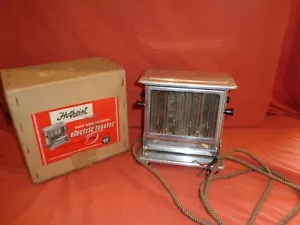 More details for vintage  hotpoint  glass  slide turnover  electric  toaster  boxed