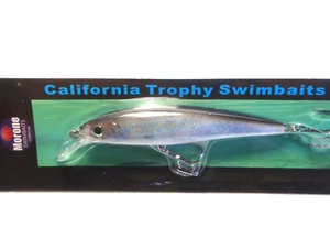 Morone swimbaits TWO White Boy  Baitfish trout swimbait striper bass lure Diving - Picture 1 of 6