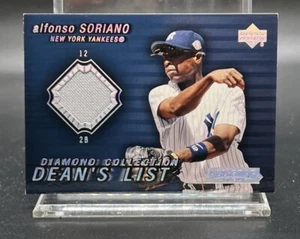 2004 Diamond Collection All-Star Dean's List Game Used Jersey Alfonso Soriano - Picture 1 of 2