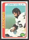 John Vella 1978 Topps #326 Oakland Raiders VG SU {0808