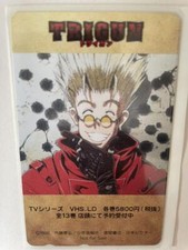 TRIGUN card Phone card comic anime merchandise toy hobby goods Yasuhiro Naito