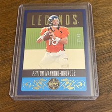 Peyton Manning 2023 Legacy Legends Blue Parallel #d 12/50