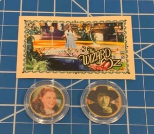 Wizard of Oz 70th Anniversary 24kt Gold Plated Portrait Kansas Quarters 42218 - Picture 1 of 6