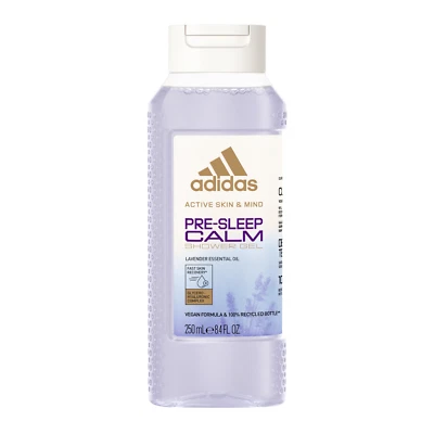 ADIDAS PRE-SLEEP CALM Lavender Essential Oil Shower Gel 250ml - Image 1 of 3