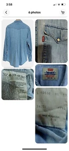 Vintage Levi Denim Shirt - Bild 1 von 2