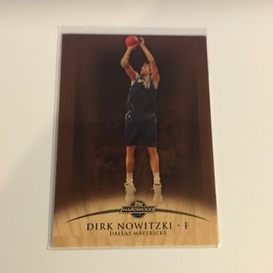 2008-09 Topps Hardwood - Mahogany #40 Dirk Nowitzki /75 HOF