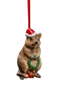 Aussie Christmas Hanging Decoration | Quokka 7.5cm - Picture 1 of 1