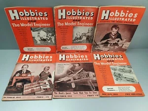 RARE VINTAGE HOBBIES ILLUSTRATED AND THE MODEL ENGINEER MAGAZINE 1952 - Picture 1 of 8