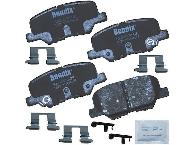 Bendix 48YC21C Rear Brake Pad Set Fits 2014-2018 Mitsubishi Outlander - Image 1 of 1