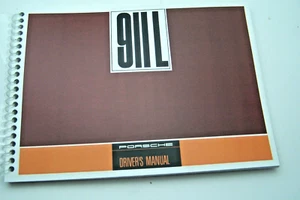 1968 porsche 911L owners manual parts service  carrera 911  reprint 1967 new - Picture 1 of 9