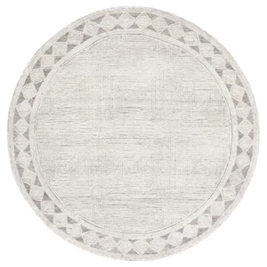 SAFAVIEH Abstract Collection ABT349F Ivory / Grey Rug - Picture 1 of 32
