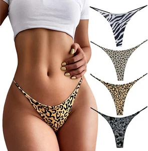 Thong for Women Cotton Underwear Low Rise Panties Woman G-String Thongs - Picture 1 of 4